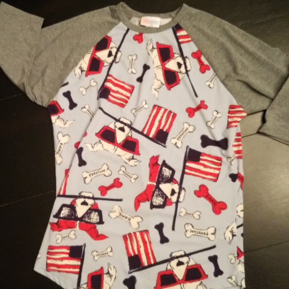 3 for $20, Must Love Dogs 🐶❤ LuLaRoe Sloan, size 12